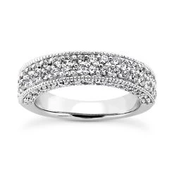 14K White Gold Diamond Unique Engagement Ring Set 2.57ct -Fashion Accessories Shop 14k gold diamond unique engagement ring set 257ct p 24206 additional white 2