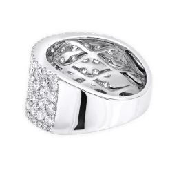 14K White Gold Diamond Wedding Band Or Cocktail Ring For Women 3ct By Luxurman -Fashion Accessories Shop 14k gold diamond wedding band or cocktail ring for women 3ct by luxurman backwh