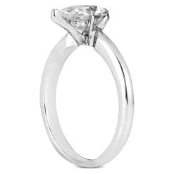 14K White Gold Engagement Ring Mounting And Band Set Band: 2.4mm, Mount.: 2.5mm -Fashion Accessories Shop 14k gold engagement ring mounting and band set p 23228 additional white
