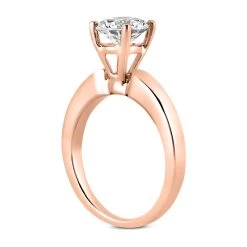 14K White Gold Four-Prong Solitaire Engagement Ring 0.40ct 2.03mm 14 14K White Gold Four-Prong Solitaire Engagement Ring 0.40ct 2.03mm -Fashion Accessories Shop 14k gold four prong solitaire engagement ring 040ct p 23440 back rose 20220426