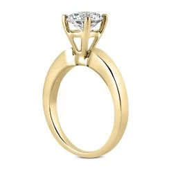 14K White Gold Four-Prong Solitaire Engagement Ring 0.40ct 2.03mm 13 14K White Gold Four-Prong Solitaire Engagement Ring 0.40ct 2.03mm -Fashion Accessories Shop 14k gold four prong solitaire engagement ring 040ct p 23440 back yellow 20220426
