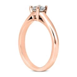 14K White Gold Four-Prong Solitaire Engagement Ring 0.50ct 2.35mm 13 14K White Gold Four-Prong Solitaire Engagement Ring 0.50ct 2.35mm -Fashion Accessories Shop 14k gold four prong solitaire engagement ring 050ct p 23130 back rose 20220426