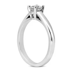 14K White Gold Four-Prong Solitaire Engagement Ring 0.50ct 2.35mm 11 14K White Gold Four-Prong Solitaire Engagement Ring 0.50ct 2.35mm -Fashion Accessories Shop 14k gold four prong solitaire engagement ring 050ct p 23130 back white 20220426