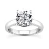14K White Gold Four-Prong Solitaire Engagement Ring 0.50ct 2.35mm -Fashion Accessories Shop 14k gold four prong solitaire engagement ring 050ct p 23130 white 20220426