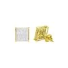 14K Yellow Gold Invisible Princess Cut Diamond Earrings 1.5ct 1 14K Yellow Gold Invisible Princess Cut Diamond Earrings 1.5ct -Fashion Accessories Shop 14k gold invisible princess cut diamond earrings 15ct ye