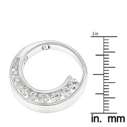 14K White Gold Journey Diamond Pendant Circle 1ct 10 Year Anniversary Present 13 14K White Gold Journey Diamond Pendant Circle 1ct 10 Year Anniversary Present -Fashion Accessories Shop 14k gold journey diamond pendant circle 096ct p 6979 rulerwh