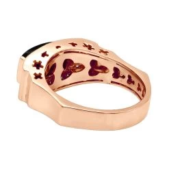 14K White Gold Ladies Black Onyx Ring 0.26ct -Fashion Accessories Shop 14k gold ladies black onyx ring 026ct p 29686 backro