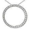 14K White Gold Ladies Circle Diamond Necklace 1.11ct -Fashion Accessories Shop 14k gold ladies circle diamond necklace 111ct p 28207 white 20220426