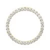 14K Yellow Gold Ladies Circle Diamond Pendant 1.80ct