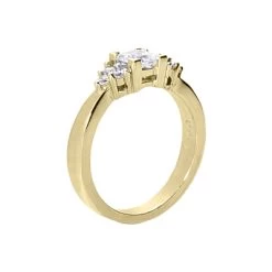 Thin 14K White Gold Ladies Diamond Ring 0.65ct -Fashion Accessories Shop 14k gold ladies diamond ring 065ct p 29573 back yellow