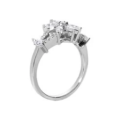 14K White Gold Ladies Diamond Ring 0.91ct -Fashion Accessories Shop 14k gold ladies diamond ring 091ct p 29591 back white