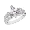 14K White Gold Ladies Diamond Ring 2.66ct