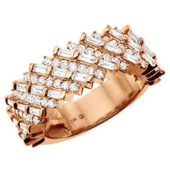 2 Carat Ladies Round & Baguette Diamonds 14K White Gold Ring Unique Wedding Band 12 2 Carat Ladies Round & Baguette Diamonds 14K White Gold Ring Unique Wedding Band -Fashion Accessories Shop 14k gold ladies round baguette diamonds ring 2 carat unique wedding band 803257 rose