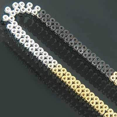 14K White Gold Men's Diamond Chain White Yellow Blue Diamonds Tennis Necklace 4 14K White Gold Men's Diamond Chain White Yellow Blue Diamonds Tennis Necklace - Image 2