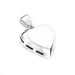 14K White Gold Pave Diamond Heart Pendant 2ct -Fashion Accessories Shop 14k gold pave diamond heart pendant 2ct p 27684 backwh
