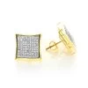 14K Yellow Gold Pave Set Round Diamond Earrings 0.87ct -Fashion Accessories Shop 14k gold pave set round diamond earrings 087ct p 35745 1