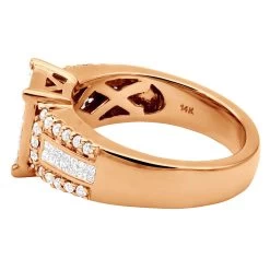 14K Yellow Gold Pre-Set Diamond Engagement Ring 1.45ct 15 14K Yellow Gold Pre-Set Diamond Engagement Ring 1.45ct -Fashion Accessories Shop 14k gold pre set diamond engagement ring 145ct p 6332 back rose