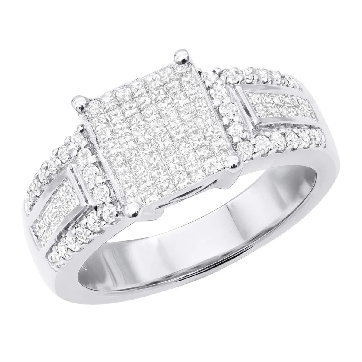 14K Yellow Gold Pre-Set Diamond Engagement Ring 1.45ct 4 14K Yellow Gold Pre-Set Diamond Engagement Ring 1.45ct - Image 2