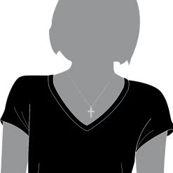 14K White Gold Princess Cut Diamond Cross Pendant 2.20ct -Fashion Accessories Shop 14k gold princess cut diamond cross pendant 220ct p 26518 bodwh