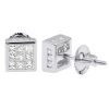 14K White Gold Princess Cut Diamond Stud Earrings For Men & Women 1 Carat -Fashion Accessories Shop 14k gold princess cut diamond stud earrings 092ct p 5681 20220918