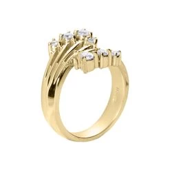 14K White Gold Right Hand Diamond Ladies Ring 0.42ct 9 14K White Gold Right Hand Diamond Ladies Ring 0.42ct -Fashion Accessories Shop 14k gold right hand diamond ladies ring 042ct p 29813 back yellow