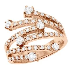 14K White Gold Right Hand Diamond Ring 0.94ct -Fashion Accessories Shop 14k gold right hand diamond ring 094ct p 29755 rose