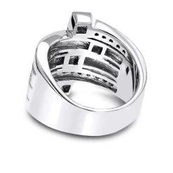 14K White Gold Right Hand Diamond Ring 1.16ct -Fashion Accessories Shop 14k gold right hand diamond ring 116ct p 29762 backwh