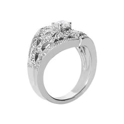 14K White Gold Right Hand Ladies Diamond Ring 0.74ct -Fashion Accessories Shop 14k gold right hand ladies diamond ring 074ct p 29786 back white