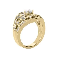 14K White Gold Right Hand Ladies Diamond Ring 0.74ct -Fashion Accessories Shop 14k gold right hand ladies diamond ring 074ct p 29786 back yellow