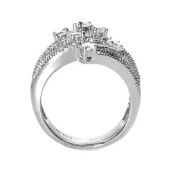 14K White Gold Right Hand Ladies Diamond Ring 0.94ct -Fashion Accessories Shop 14k gold right hand ladies diamond ring 094ct p 29774 back white