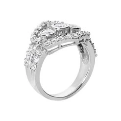 14K White Gold Right Hand Ladies Diamond Ring 1ct 18.4mm -Fashion Accessories Shop 14k gold right hand ladies diamond ring 1ct p 29819 back white
