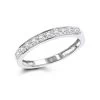 Thin 14K White Gold Round Cut Women's Diamond Wedding Band Ring 0.36ct -Fashion Accessories Shop 14k gold round cut diamond wedding band ring 036ct p 5831 wh