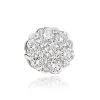 14K White Gold Round Diamond Cluster Pendant For Women 0.5ct -Fashion Accessories Shop 14k gold round diamond cluster pendant 049ct p 27349 wh