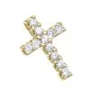 14K Yellow Gold Round Diamond Cross Necklace 0.33ct -Fashion Accessories Shop 14k gold round diamond cross necklace 033ct p 26523 ye