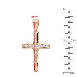 14K White Gold Round Diamond Cross Necklace 1.36ct -Fashion Accessories Shop 14k gold round diamond cross necklace 136ct p 26526 rulerro