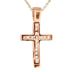 14K White Gold Round Diamond Cross Pendant 0.48ct 15 14K White Gold Round Diamond Cross Pendant 0.48ct -Fashion Accessories Shop 14k gold round diamond cross pendant 048ct p 26519 back rose 20221011 20221027