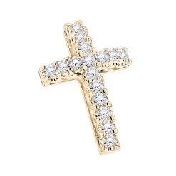 14K White Gold Round Diamond Cross Pendant 1.2ct -Fashion Accessories Shop 14k gold round diamond cross pendant 120ct p 26568 ye
