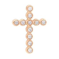 14K Yellow Gold Round Diamond Cross Pendant 1.32ct 24mm 12 14K Yellow Gold Round Diamond Cross Pendant 1.32ct 24mm -Fashion Accessories Shop 14k gold round diamond cross pendant 132ct p 26520 ro