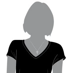 14K White Gold Round Diamond Cross Pendant 1.65ct -Fashion Accessories Shop 14k gold round diamond cross pendant 165ct p 26510 bodwh