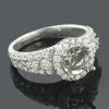 Halo 14K White Gold Round Diamond Engagement Ring Setting 1.08ct -Fashion Accessories Shop 14k gold round diamond engagement ring setting 108ct p 6727
