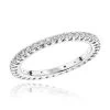 14K White Gold Round Diamond Eternity Band 0.37ct 1 14K White Gold Round Diamond Eternity Band 0.37ct -Fashion Accessories Shop 14k gold round diamond eternity band 037ct p 24837 wh