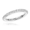 Thin 14K White Gold Round Diamond Eternity Band 0.46ct -Fashion Accessories Shop 14k gold round diamond eternity band 046ct p 24886 wh