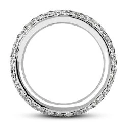 Thin 14K White Gold Round Diamond Eternity Band 1.20ct 4mm 19 Thin 14K White Gold Round Diamond Eternity Band 1.20ct 4mm -Fashion Accessories Shop 14k gold round diamond eternity band 120ct p 24860 additional white