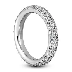 Thin 14K White Gold Round Diamond Eternity Band 1.20ct 4mm 14 Thin 14K White Gold Round Diamond Eternity Band 1.20ct 4mm -Fashion Accessories Shop 14k gold round diamond eternity band 120ct p 24860 back white 20220426