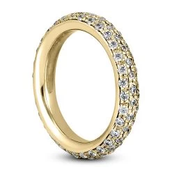 Thin 14K White Gold Round Diamond Eternity Band 1.20ct 4mm 15 Thin 14K White Gold Round Diamond Eternity Band 1.20ct 4mm -Fashion Accessories Shop 14k gold round diamond eternity band 120ct p 24860 back yellow 20220426