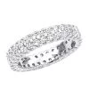 14K White Gold Round Diamond Eternity Band 1.74ct -Fashion Accessories Shop 14k gold round diamond eternity band 174ct p 24850 wh