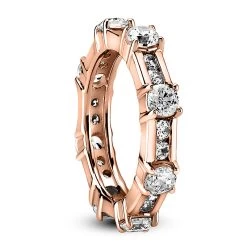 14K White Gold Round Diamond Eternity Band 1.89ct -Fashion Accessories Shop 14k gold round diamond eternity band 189ct p 24879 back rose 20220426