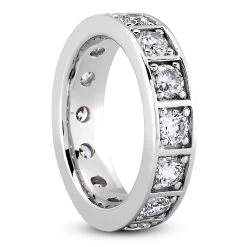 14K White Gold Round Diamond Eternity Band 1.95ct -Fashion Accessories Shop 14k gold round diamond eternity band 195ct p 35194 back white 20220426
