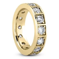 14K White Gold Round Diamond Eternity Band 1.95ct -Fashion Accessories Shop 14k gold round diamond eternity band 195ct p 35194 back yellow 20220426