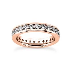 14K White Gold Round Diamond Eternity Band 2.20ct -Fashion Accessories Shop 14k gold round diamond eternity band 220ct p 24825 rose 20220426